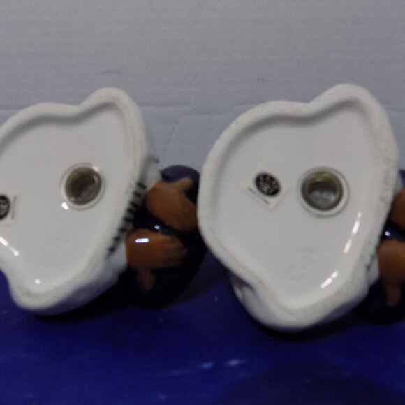 Ceramic Black American Cooks Chefs Both Are Peppers Shakers - Picture 4 of 4